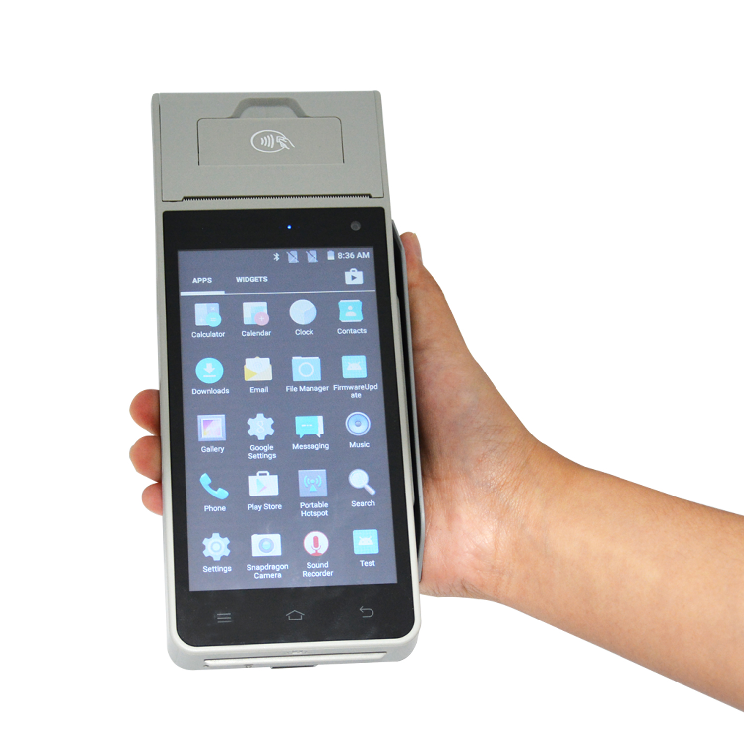5 英寸 4G 安卓 3 合 1 读卡器手持 POS 带打印机 HCC-Z90
