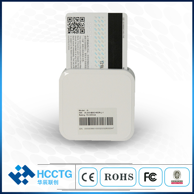 HCC 蓝牙 IC&NFC 磁卡读卡器 MPOS 适用于 Android/IOS I9