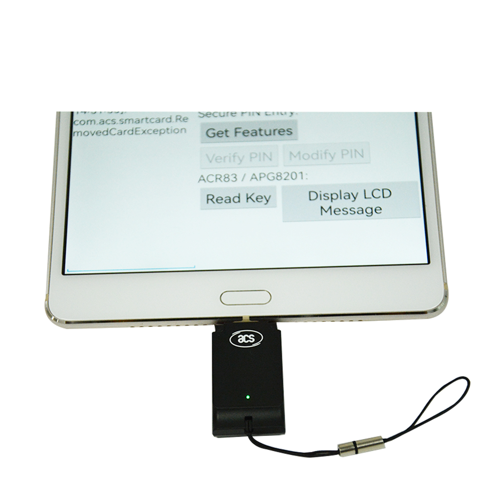 ISO7816接触式SIM尺寸移动智能SIM卡读卡器ACR39T-A5