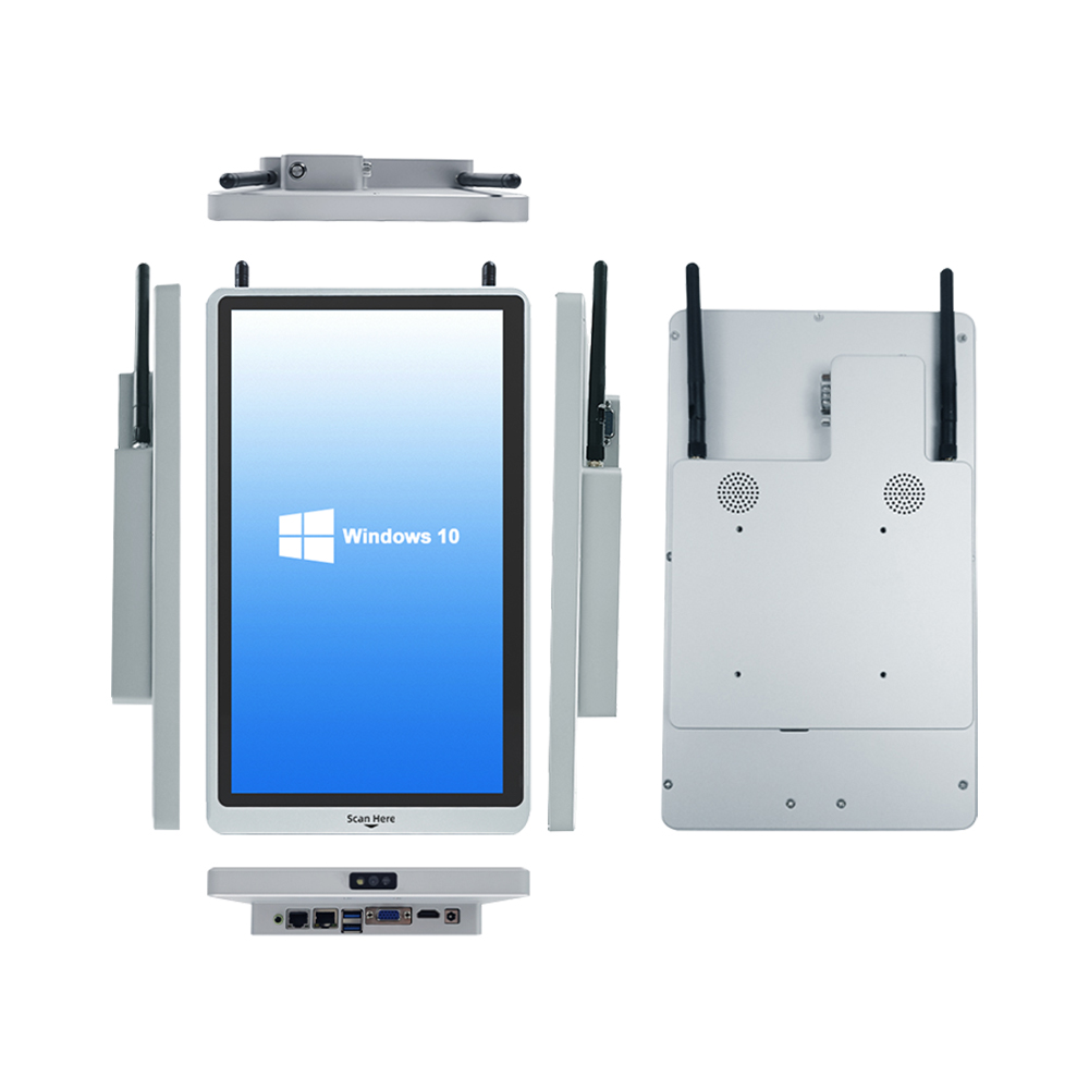 Windows 10 Barcod快速扫描仪终端工业固定10英寸条形码扫描仪价格检查器ER240W