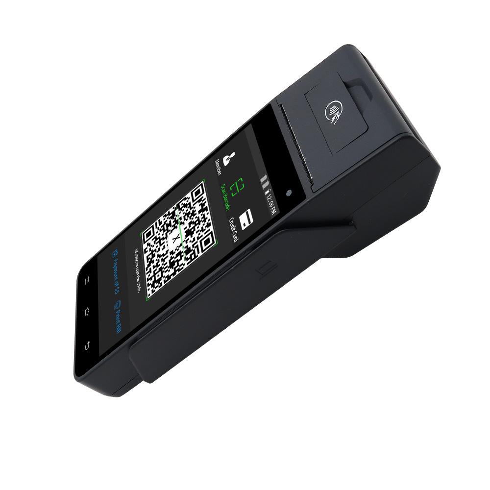 5英寸4G Android 12读卡器手持式POS与打印机HCC-Z90