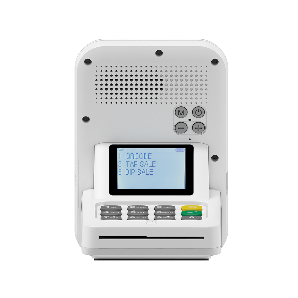 3.5英寸LCD屏幕动态2D条形码桌面付款框的音频确认金额显示Z40
