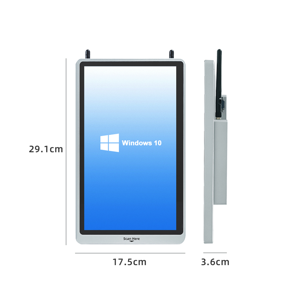 Windows 10 Barcod快速扫描仪终端工业固定10英寸条形码扫描仪价格检查器ER240W