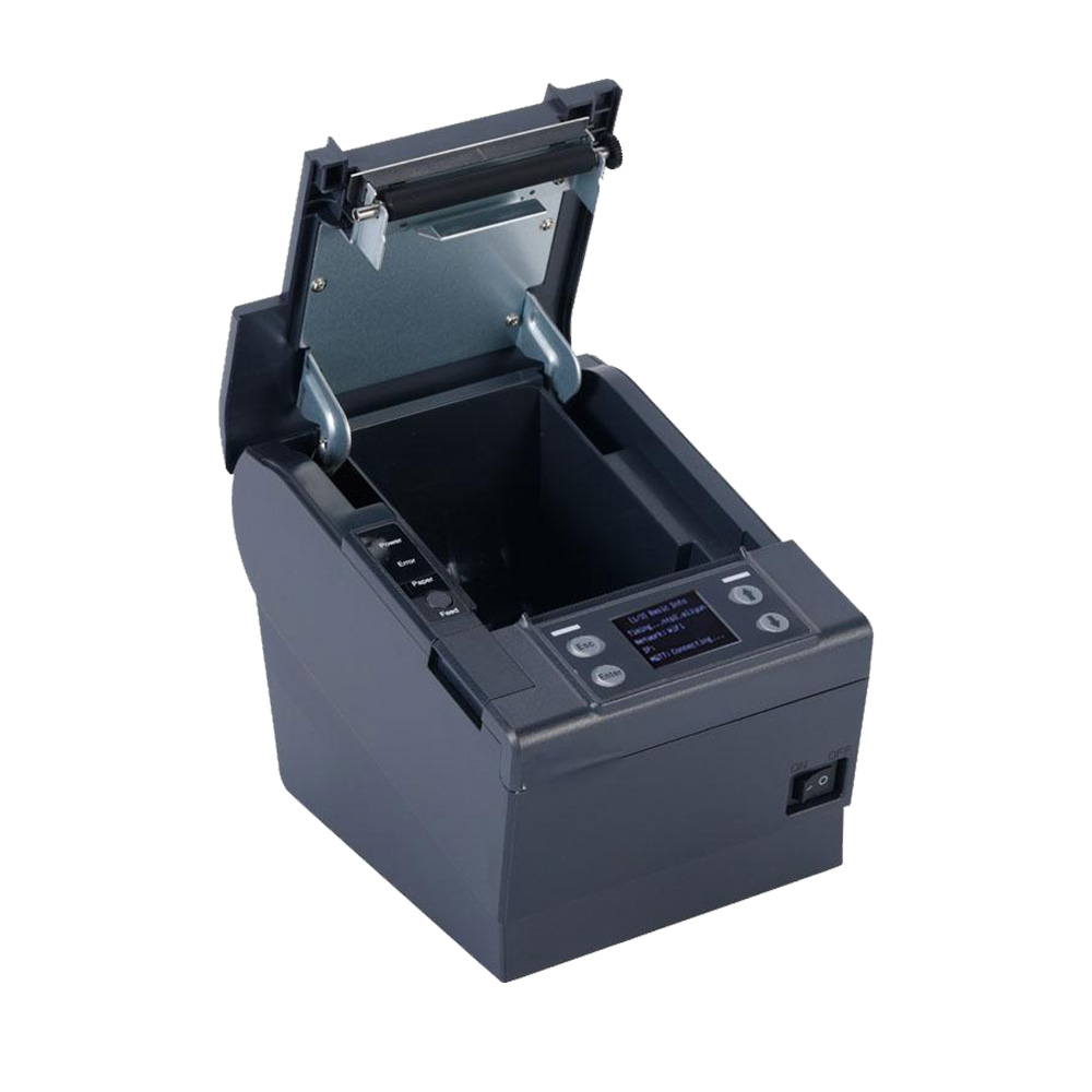 3 英寸 USB/ LAN/ 蓝牙/ WIFI 热敏票据云打印机，带 DHCP 服务器 HCC-POS830