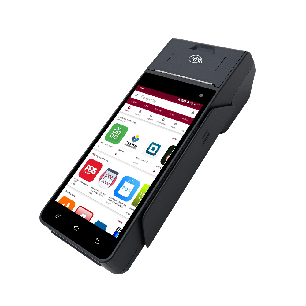 5英寸4G Android 12读卡器手持式POS与打印机HCC-Z90