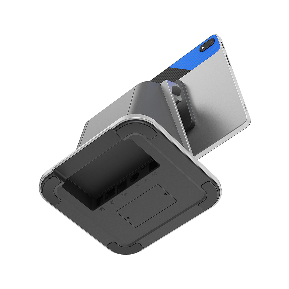 10.95 英寸 Android 14 POS 终端平板电脑带桌面/80 毫米打印机底座 NFC GPS HX-100