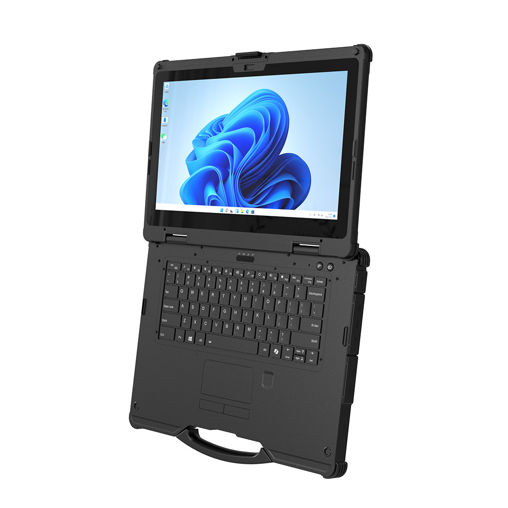 工业强固型平板电脑便携式电脑，带 14 英寸 LCD 32GB+256GB Windows 11 OS X14M