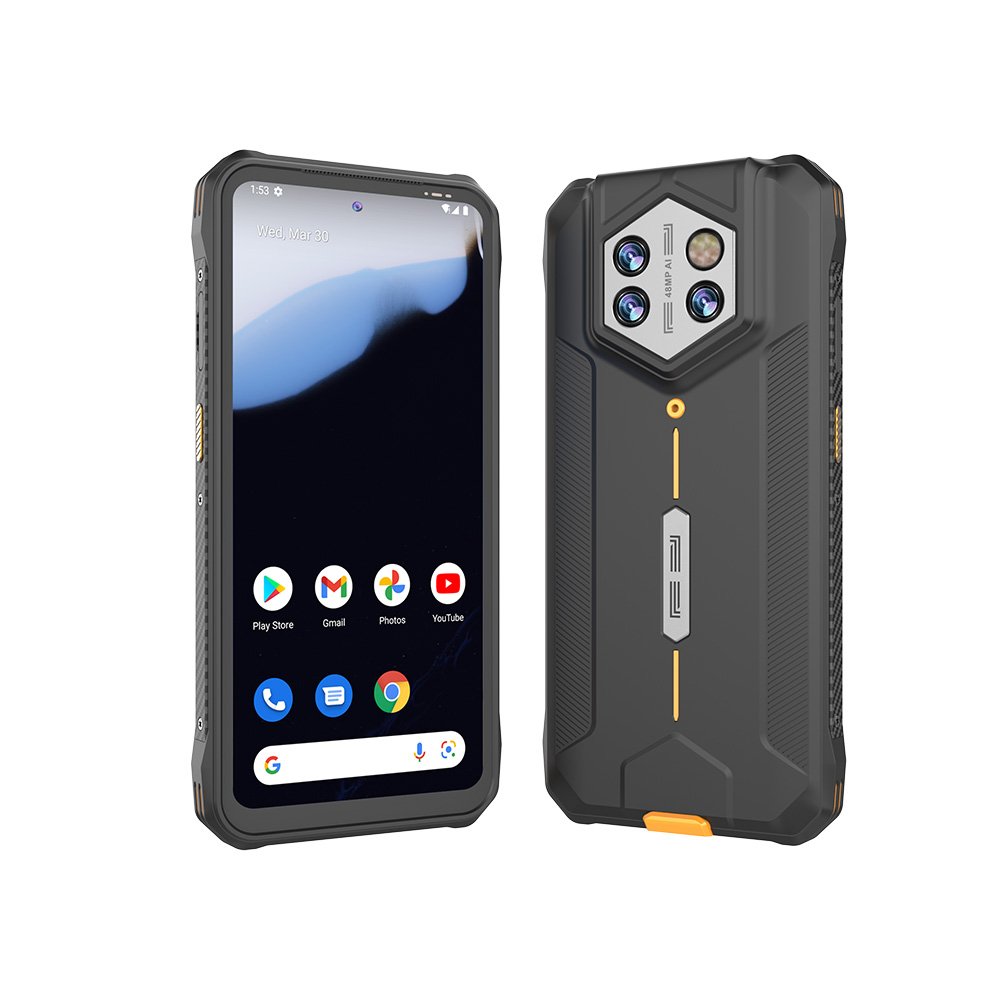 H68T Android 14 坚固型手持式 PDA，带 6.56 英寸显示屏 IP68 防护等级 4G NFC 和可选条形码扫描仪