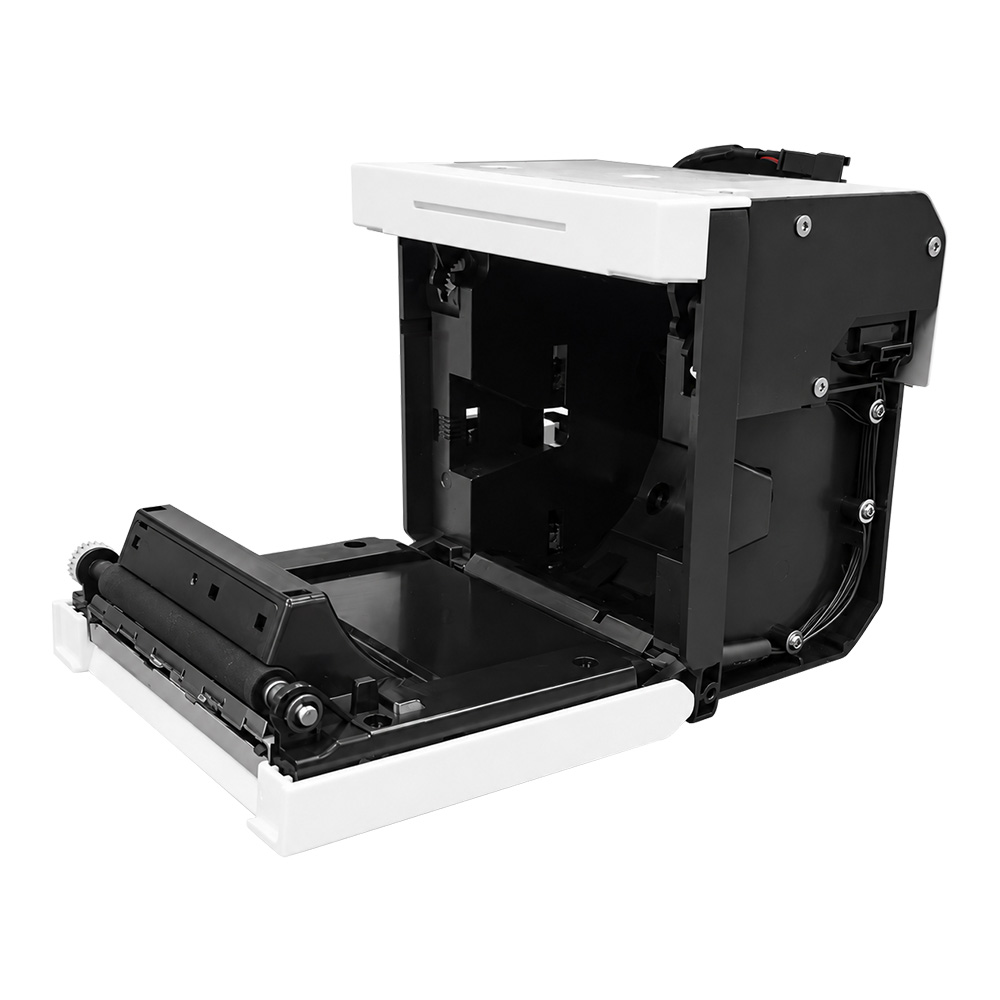 80 毫米嵌入式面板安装自助终端热敏打印机，带 USB TTL/RS232 自动切纸器 P80D